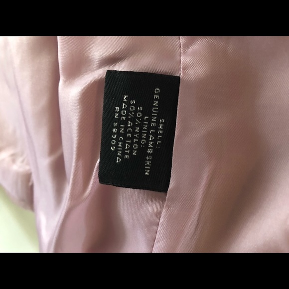 Que Pink Leather Jacket. - Picture 4 of 9